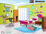 Флеш игра онлайн Кровать Комнаты Декор / Bed Room Decor